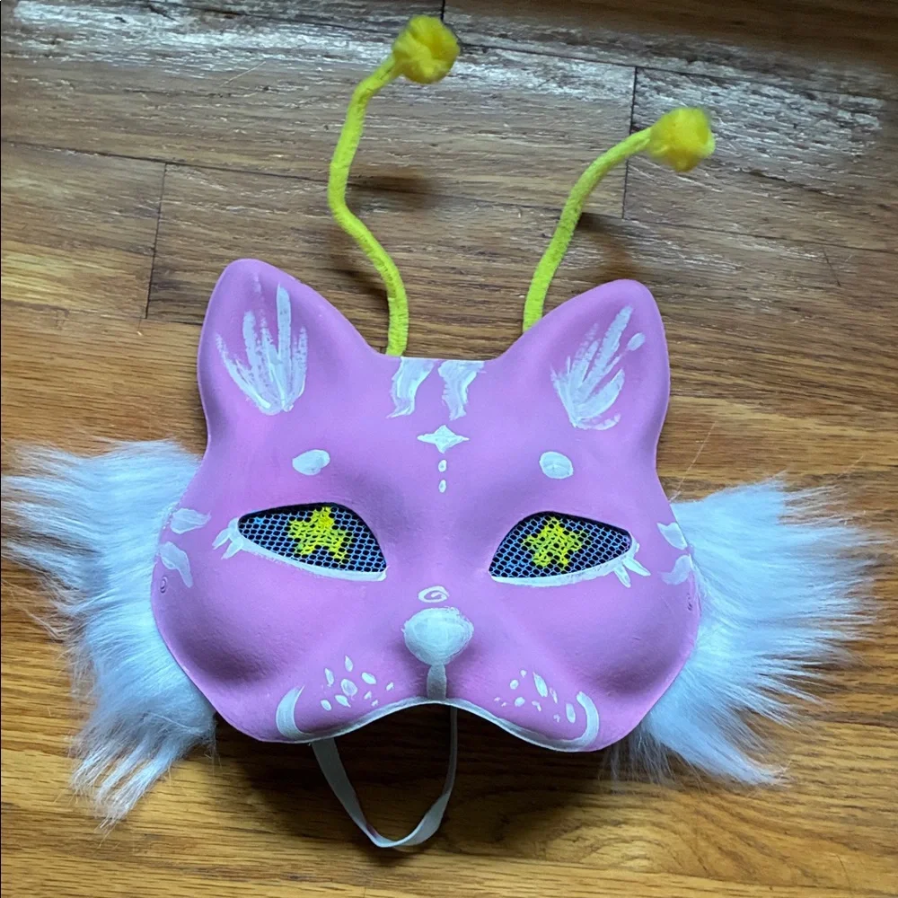 Alien therian cat mask🌸🐾
